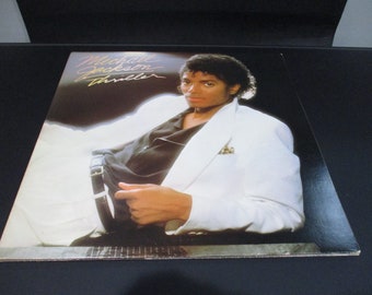 Vintage 1982 Vinyl LP Record Michael Jackson Thriller Epic Records Near Mint Condition 67677