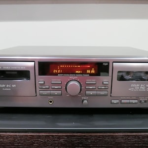 Vintage JVC Double Cassette Deck TD-W209 - Dolby HX Pro, Retro Stereo