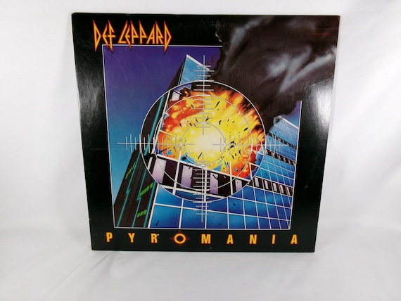 1983 Vinyl LP Record Def Leppard Pyromania EX+