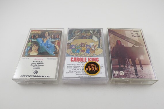 1980's Carole King Cassette Tapes Greatest Hits Thoroughbred Tapestry Really Rosie Colour Of Your Dreams Sold Individually