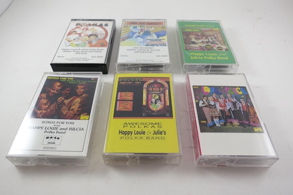 Vintage Happy Louie & Julcia Polka Cassette Tape - Sold Individually