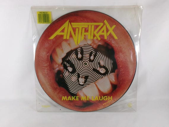 1988 Anthrax Make Me Laugh Limited Edition Picture Disc Vinyl Record NM