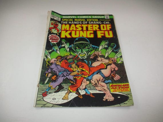 Vintage December 1973 Master of Kung Fu Special Marvel Edition No 15 1st Appearance of Shang Chi Fu Manchu Good Condition