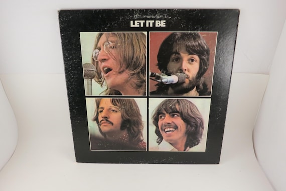 Vintage 1970 The Beatles 'Let It Be' LP Record, Original Pressing