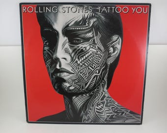 Vintage Rolling Stones Tattoo You LP Record Album Vinyl Start Me