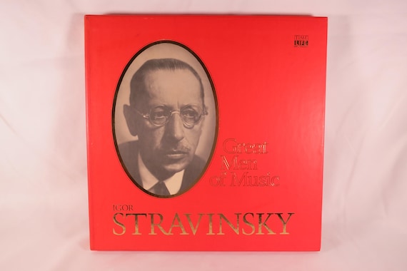 1976 Igor Stravinsky Vinyl LP Box Set: Gre8t Men of Music Time Life EX+