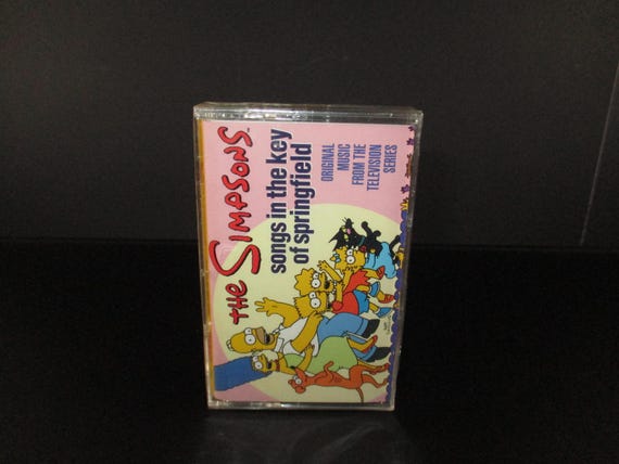 Rare Vintage 1997 Cassette Tape Songs In The Key of Springfield The Simpsons