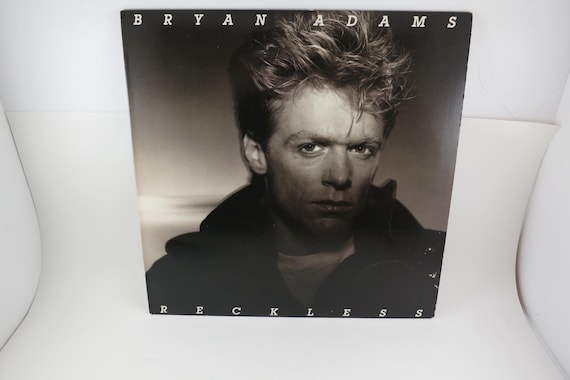 Vintage 1984 LP Vinyl Record Bryan Adams Reckless Brown Translucent