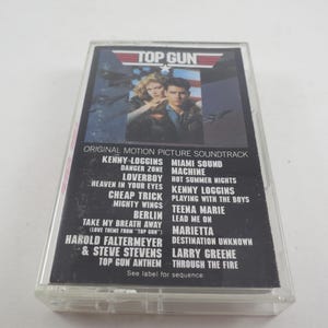1986 Cassette Tape Top Gun Original Motion Picture Soundtrack