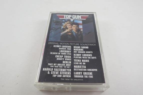 Vintage 1986 Cassette Tape Top Gun Original Motion Picture Soundtrack Excellent Condition