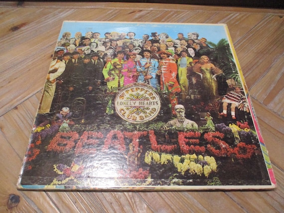 Vintage 1967 Vinyl LP Record The Beatles Sgt Peppers Lonely Hearts Club Band Very Good Condition Mono Pressing 66328