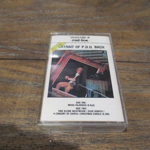 Vintage 1980&#39;s P.D.Q. Bach Cassette Tape: Classical Portrait