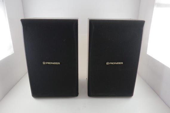 Pioneer Black Bookshelf Speakers, 75 Watt Pair