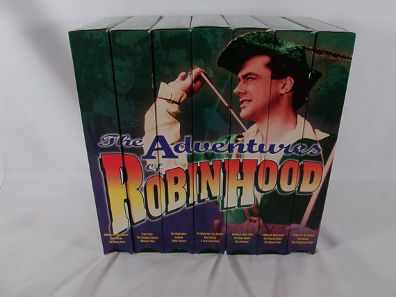 The Adventures of Robin Hood 7 VHS Tape Collection 21 Episodes
