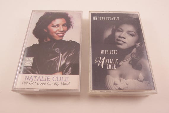 Vintage 1980's Natalie Cole Cassette Tapes Dangerous Unforgettable with Love Take A Look Sold Individually