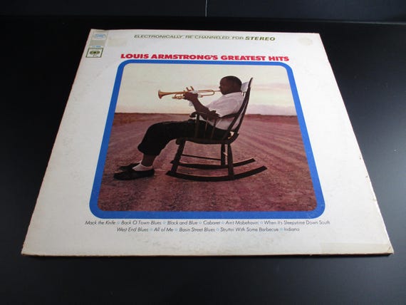 Vintage 1967 Vinyl LP Record Louis Armstrong's Greatest Hits Jazz Excellent Condition 69383