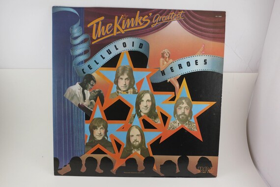 Vintage 1981 Vinyl LP: The Kinks - Celluloid Heroes Greatest Hits EX