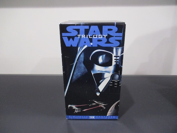 Vintage 1995 Digitally Mastered Star Wars Trilogy Boxed VHS Set Return of the Jedi Empire Strikes Back