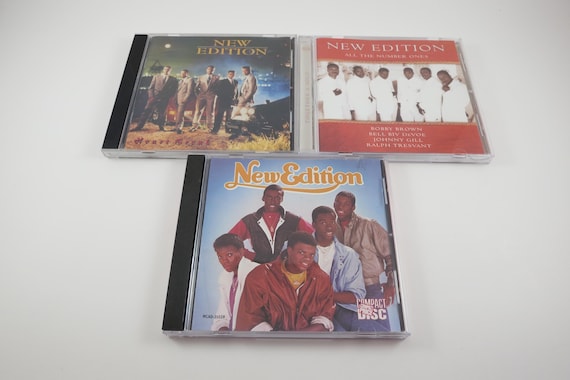 Vintage 80/90's New Edition CD's Self Titled All The Number Ones Heart Break Sold Individually