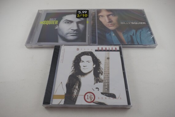 90's Billy Squier CD - Sealed Of/Essential/16 Strokes