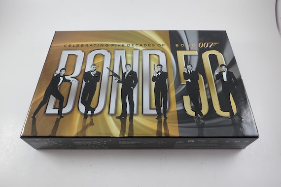 Bond 50 Blu-ray Limited Edition Box Set All 22 Films 120+ Hours Bonus Discs