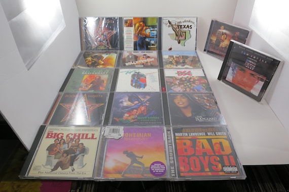 Vintage CD Soundtracks B Bodyguard Breakfast Tiffany's Boogie Nights Big Chill Batman Forever Bad Boys II Bohemian Rhapsody Sold Individuall