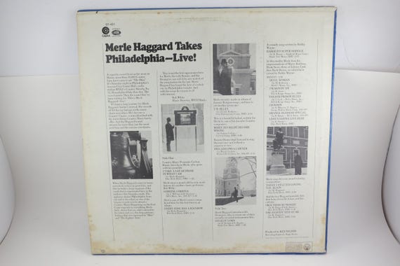 Vintage Merle Haggard Vinyl LP: The Fightin' Side of Me, 1970 First Pressing