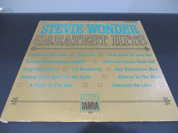 Vintage 1968 Vinyl LP Record Stevie Wonder Greatest Hits Excellent Condition 64692