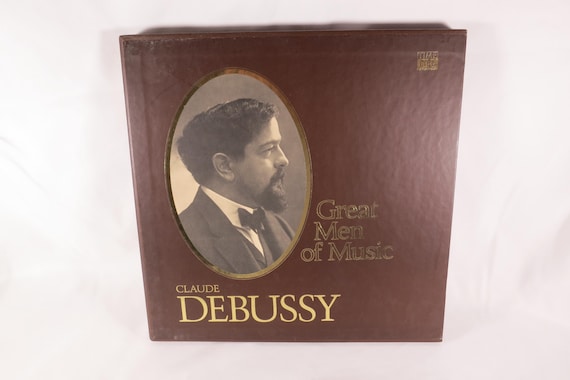 1976 Classical Vinyl LP Box Set Gre8t Men of Music Claude Debussy EX+