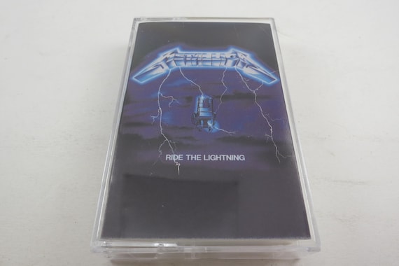 Vintage 1986 Cassette Tape Ride The Lightning Metallica