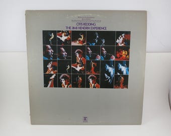 1970 Vinyl LP Record Otis Redding The Jimi Hendrix Experience at The Monterey Festival EX+