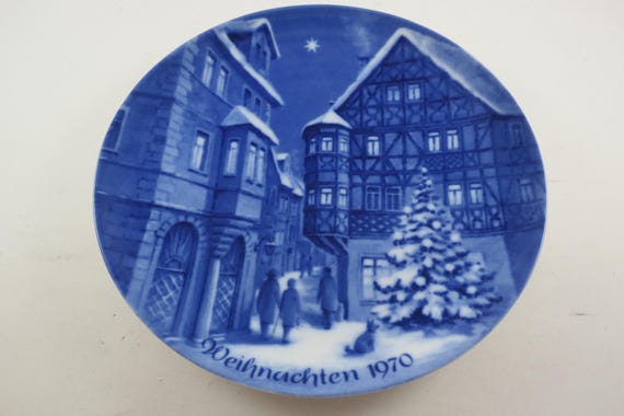 Bing & Grondahl 1971 Weihnachtea Berlin Designs 7 1/2 Inch Christmas Collectors Plate