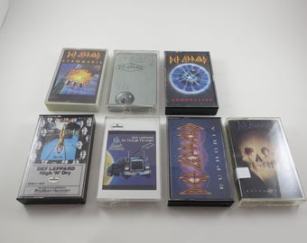 Def Leppard - Hysteria on Cassette Tape (1987) Pour Some Sugar on Me