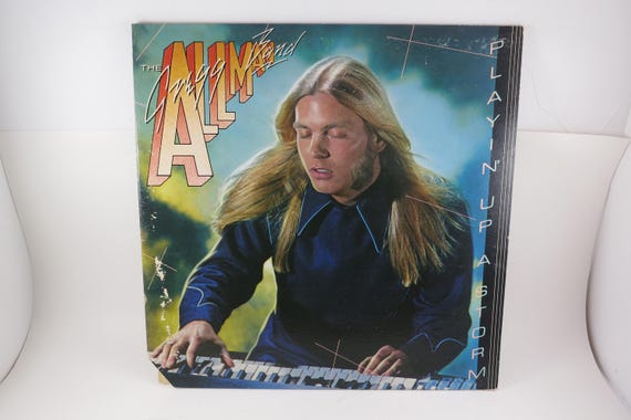 Vintage 1977 Vinyl LP Record The Gregg Allman Band Playin' Up A Storm