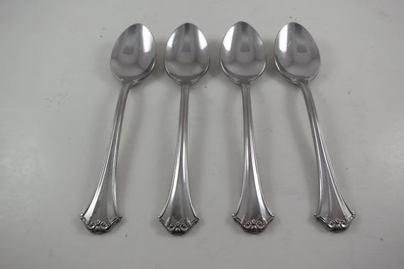 Reed & Barton Silver Plate Teaspoons - French Chippendale Pattern