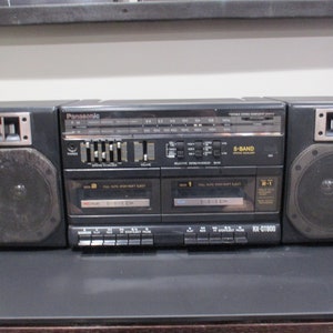 Vintage 1980's Panasonic RX-CT800 Portable Stereo Cassette Player
