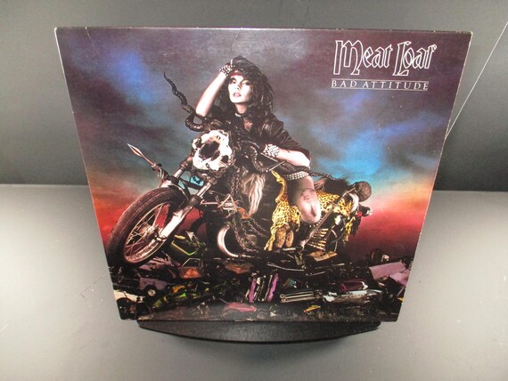 Vintage 1985 Vinyl LP Record Meat Loaf Bad Attitude Excellent Condition 54984