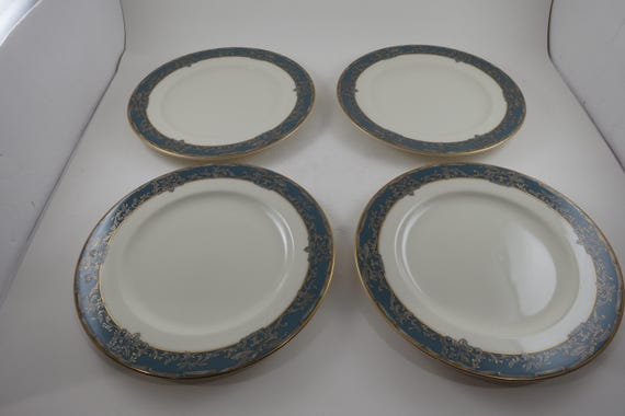 Vintage Mikasa Salad Plates, Venetian Villa, Set of 4