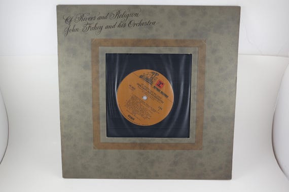 1972 Vinyl LP Record Of Rivers and Religion John Fahey
