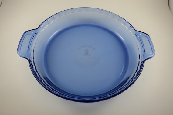 Vintage Cobalt Blue Anchor Hocking Pie Plate (9.5 Inch)
