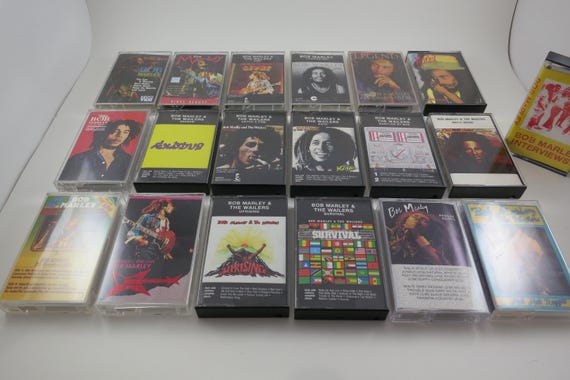 Vintage 1980's Bob Marley & The Wailers Cassette Tapes Exodus At His Best Legend Burnin Confrontation Sold Individually