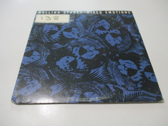 Vintage 1989 Vinyl EP Record Mixed Emotions The Rolling Stones Excellent Condition Promo Pressing 71654