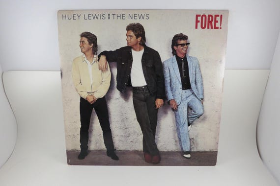 1986 Vinyl LP Record Huey Lewis & The News Fore! Excellent Condition 71824