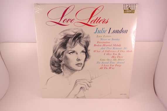 1962 Vinyl LP Record Julie London Love Letters Mint Condition Still Factory Sealed in Shrink 71814