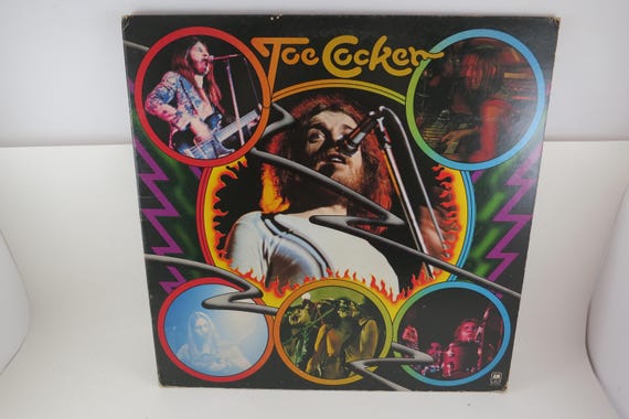 Vintage 1972 Joe Cocker Self Titled Vinyl LP Record
