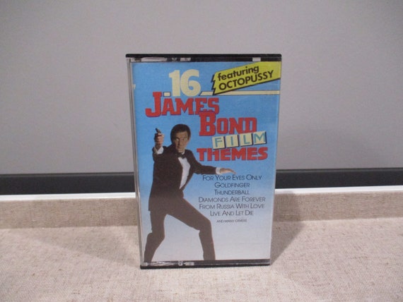 Vintage 1983 Cassette Tape 16 James Bond Film Themes