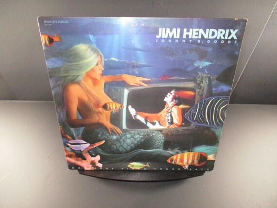 Vintage 1986 Vinyl LP Record Jimi Hendrix Johnny B. Goode Original Video Sound Track Excellent Condition 54223
