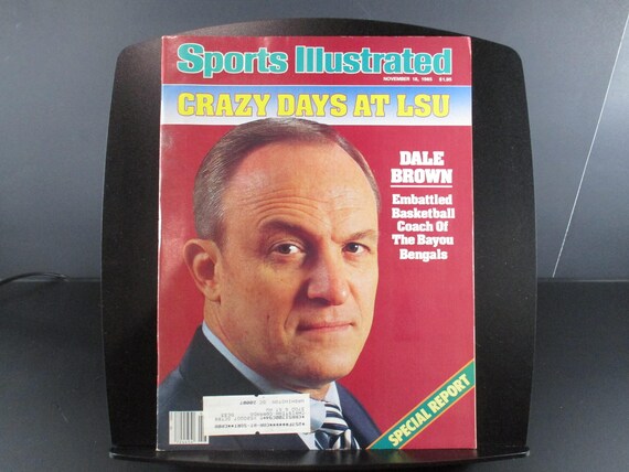 Vintage November 18, 1985 Sports Illustrated Magazine Dale Brown LSU Tigers NCAA Football Excellent Condition