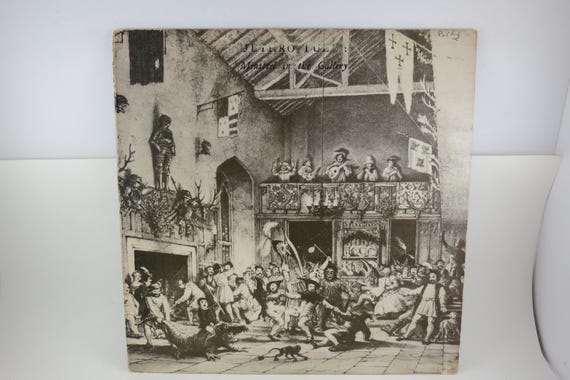 Vintage 1975 Jethro Tull Minstrel in the Gallery Vinyl LP Record