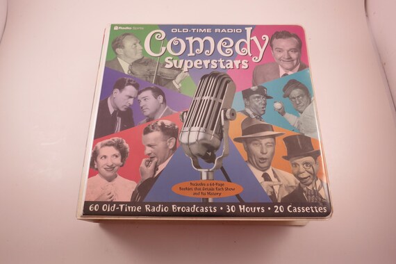 Vintage Old Time Radio Comedy Superstars Cassette Box Set